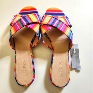 Women's Multi Colored Beach Sandals